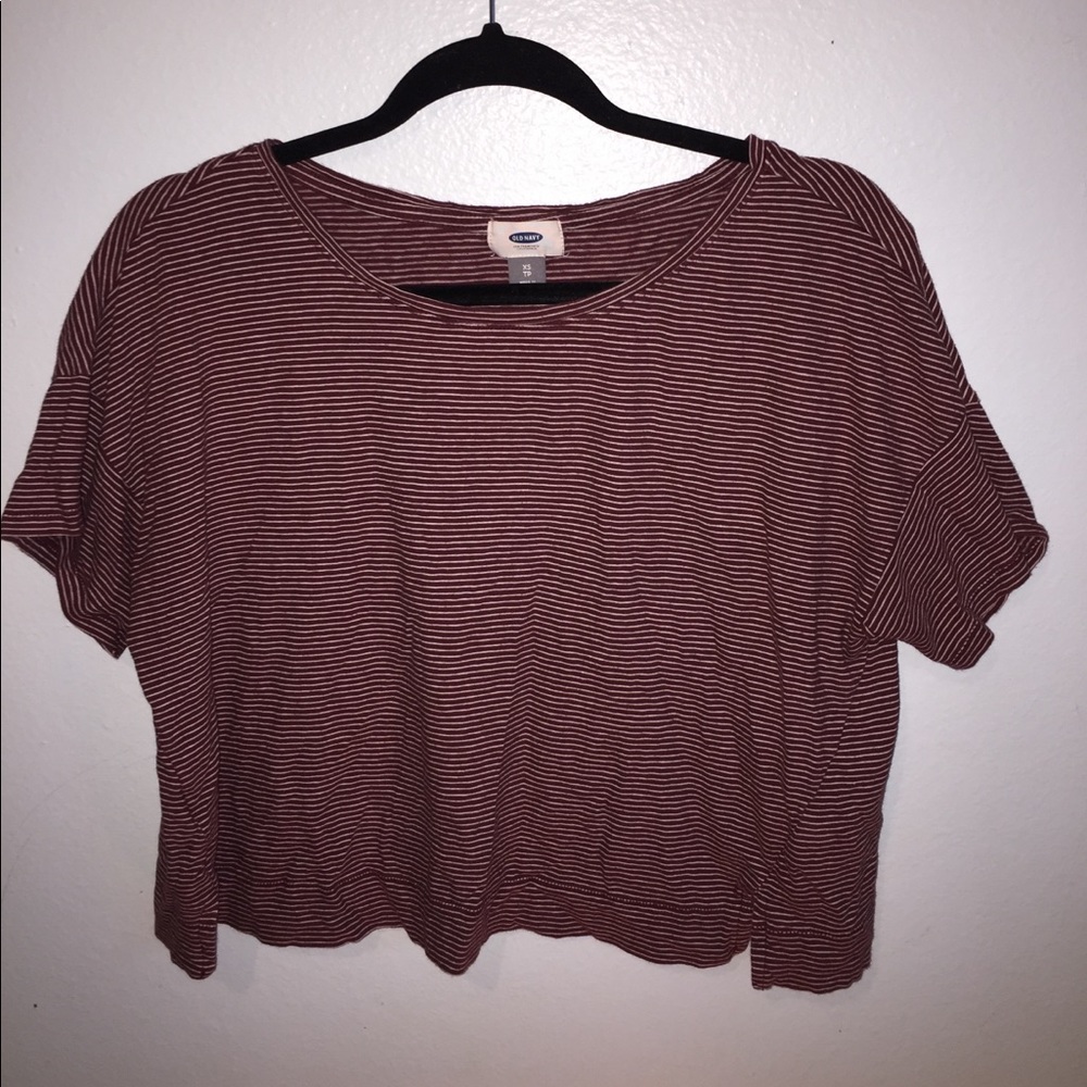 Striped short sleeve T-shirt